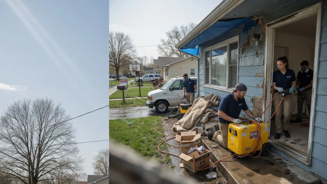 Basement Flood Cleanup in Chanute, KS near me